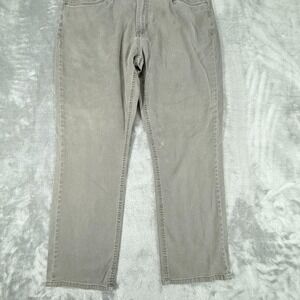 Weatherproof Premium 5 Pocket Men'sJeans Dark Olive Size 38/30 UPC 889188916521